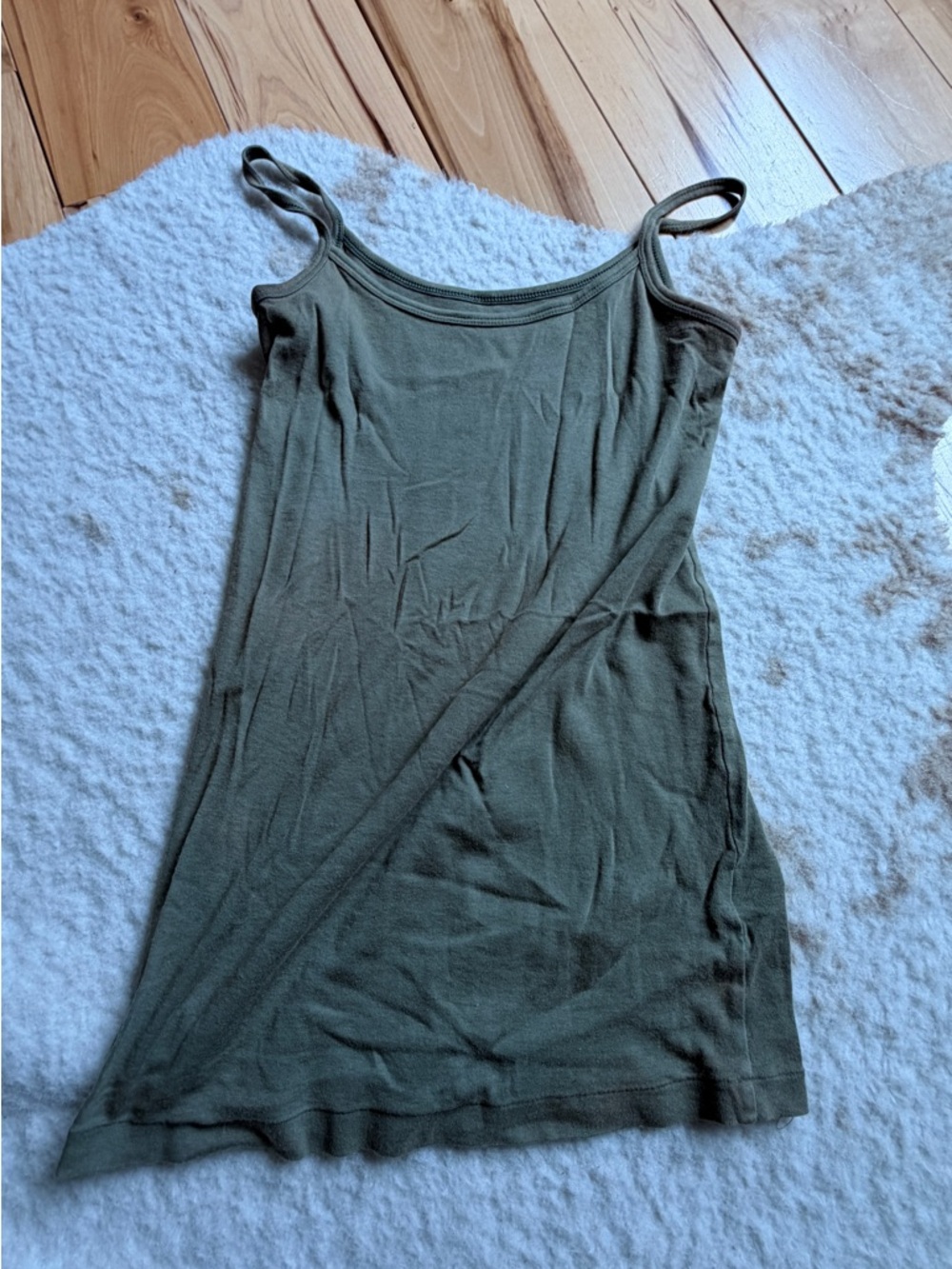 Banana republic army green tank top size small